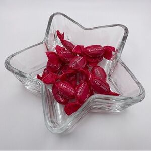 Vintage Libbey Star Shaped Candle/Candy Dishes